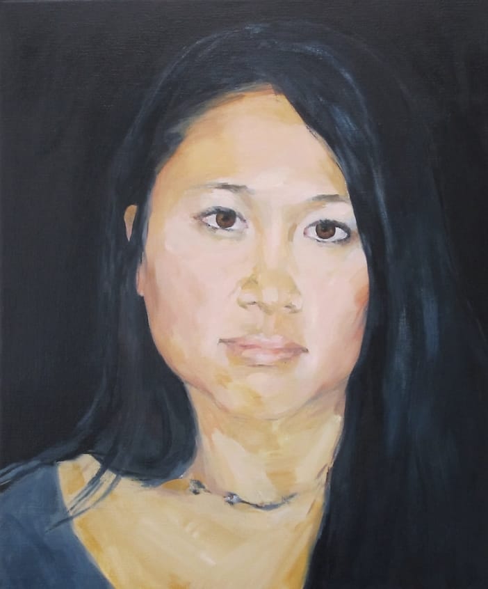 Reputation 15 Young Asian woman with long black hair