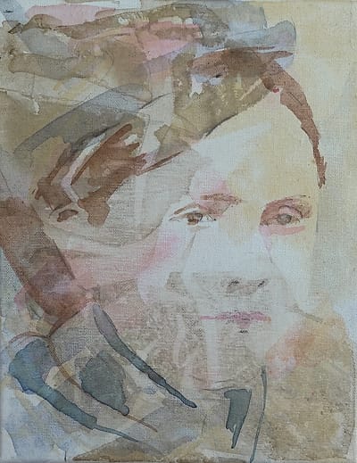 watercolor on canvas, portrait of poisoner Hester NeppingOil painting, portrait of poisoner Hester Nepping